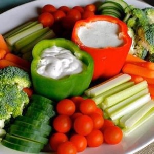 A Tray of Healthy Vegetables