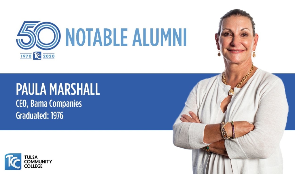 Paula Marshall, CEO of Bama, one of TCC's 50 notable alumni